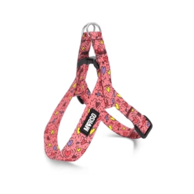 Morso Mini-Hundegeschirr Einstellbar Recycelt Rosa Think Pink